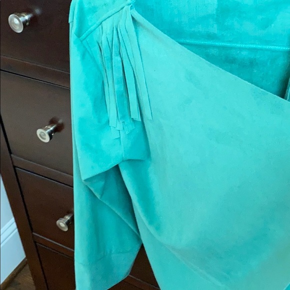 Crazy Train Faux Suede Jacket - Picture 4 of 5